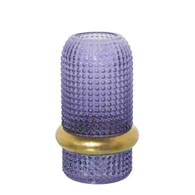 Vase Alexandra House Living Blue Golden Crystal 11 x 20 cm by Alexandra House Living, Vases - Ref: D1621771, Price: 19,97 €, ...