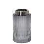 Vase Alexandra House Living Gris Doré Verre 12 x 20 cm de Alexandra House Living, Vases - Réf : D1621773, Prix : 20,39 €, Rem...