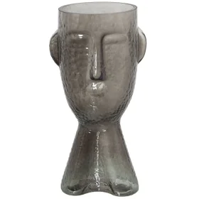 Vase Alexandra House Living Grey Crystal Face 11 x 11 x 29 cm by Alexandra House Living, Vases - Ref: D1621778, Price: 32,25 ...