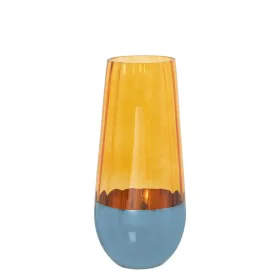 Vase Alexandra House Living Bleu Verre 12 x 25 cm de Alexandra House Living, Vases - Réf : D1621779, Prix : 18,74 €, Remise : %