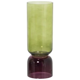 Vase Alexandra House Living Vert Verre 11 x 11 x 32 cm de Alexandra House Living, Vases - Réf : D1621782, Prix : 28,34 €, Rem...