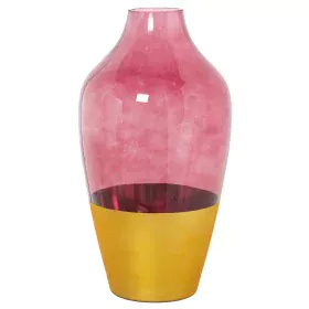 Vase Alexandra House Living Doré Verre 17 x 17 x 32 cm de Alexandra House Living, Vases - Réf : D1621793, Prix : 37,51 €, Rem...