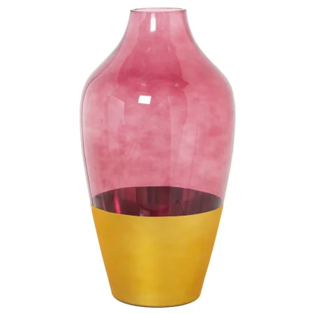 Vase Alexandra House Living Doré Verre 17 x 17 x 32 cm de Alexandra House Living, Vases - Réf : D1621793, Prix : 40,96 €, Rem...