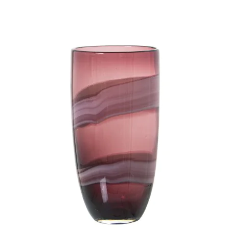 Vase Alexandra House Living Rouge Verre 15 x 15 x 27 cm de Alexandra House Living, Vases - Réf : D1621823, Prix : 46,44 €, Re...