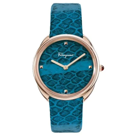 Montre Femme Salvatore Ferragamo CUIR (Ø 34 mm) de Salvatore Ferragamo, Montres bracelet - Réf : S72106750, Prix : 303,64 €, ...