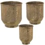 Conjunto de vasos Alexandra House Living Dourado Metal (3 Peças) de Alexandra House Living, Vasos - Ref: D1621875, Preço: 101...