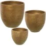 Set de pots de fleurs Alexandra House Living Doré Céramique (3 Pièces) de Alexandra House Living, Cache-pots - Réf : D1621880...