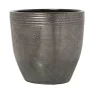 Set of Planters Alexandra House Living Grey Ceramic Stripes (3 Pieces) by Alexandra House Living, Cachepots - Ref: D1621901, ...