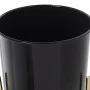 Conjunto de vasos Alexandra House Living Preto Dourado Metal Com suporte (3 Peças) de Alexandra House Living, Vasos - Ref: D1...