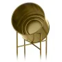 Conjunto de vasos Alexandra House Living Dourado Metal Com suporte (3 Peças) de Alexandra House Living, Vasos - Ref: D1621916...