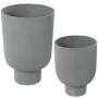 Set of Planters Alexandra House Living Grey Metal (2 Pieces) by Alexandra House Living, Cachepots - Ref: D1621920, Price: 78,...