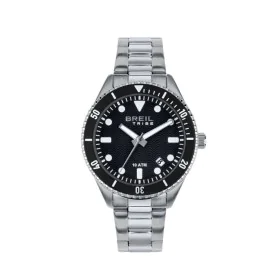 Men's Watch Breil EW0716 Black Silver (Ø 39 mm) by Breil, Wrist Watches - Ref: S72107692, Price: 97,04 €, Discount: %