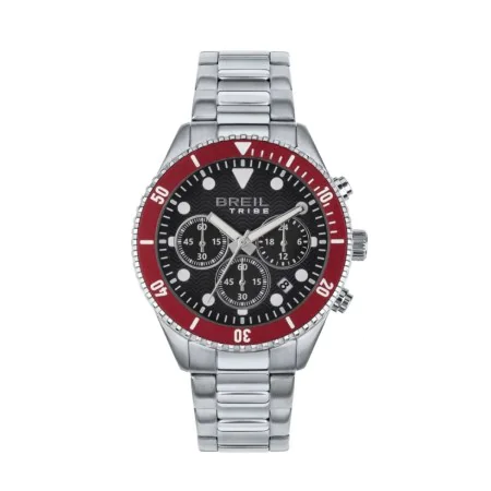 Montre Homme Breil EW0714 Noir Argenté (Ø 41 mm) de Breil, Montres bracelet - Réf : S72107695, Prix : 110,63 €, Remise : %