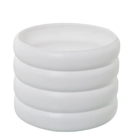 Vaso Alexandra House Living Bianco Ceramica 24 x 24 x 20 cm di Alexandra House Living, Cachepot - Rif: D1621927, Prezzo: 30,0...