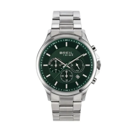 Men's Watch Breil EW0660 Green Silver (Ø 43 mm) by Breil, Wrist Watches - Ref: S72107755, Price: 111,45 €, Discount: %