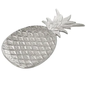 Centerpiece Alexandra House Living Silver Metal Pineapple 5 x 18 x 35 cm by Alexandra House Living, Ornaments - Ref: D1621945...