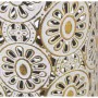 Floor vase Alexandra House Living White Golden Metal 10 x 10 x 73 cm by Alexandra House Living, Vases - Ref: D1621985, Price:...