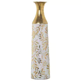 Jarrão Alexandra House Living Branco Dourado Metal 14 x 14 x 58 cm de Alexandra House Living, Jarrões - Ref: D1621987, Preço:...