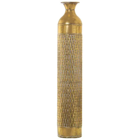 Floor vase Alexandra House Living Golden Metal 14 x 14 x 81 cm by Alexandra House Living, Vases - Ref: D1621991, Price: 63,23...