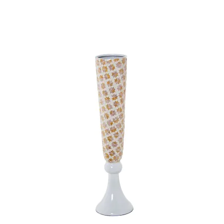 Floor vase Alexandra House Living White Mother of pearl 21 x 21 x 87 cm by Alexandra House Living, Vases - Ref: D1622001, Pri...