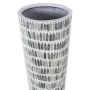 Vaso da pavimento Alexandra House Living Bianco Madreperla 21 x 21 x 87 cm di Alexandra House Living, Vasi - Rif: D1622002, P...