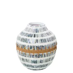 Vase Alexandra House Living Mother of pearl 23 x 22 x 27 cm by Alexandra House Living, Vases - Ref: D1622025, Price: 40,28 €,...