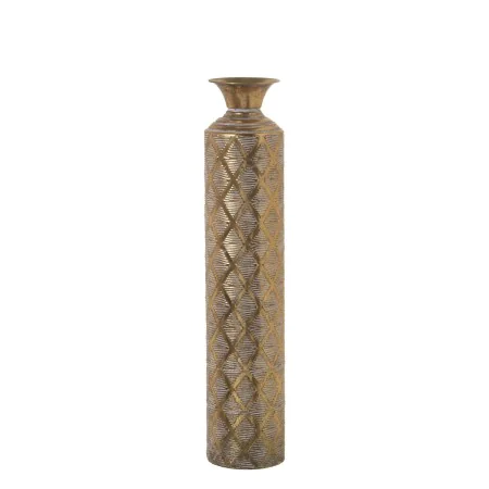 Vase Alexandra House Living Doré Métal 13 x 13 x 63 cm de Alexandra House Living, Vases - Réf : D1622030, Prix : 43,75 €, Rem...