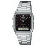 Unisex-Uhr Casio Schwarz Silberfarben von Casio, Armbanduhren - Ref: S7213236, Preis: 71,35 €, Rabatt: %