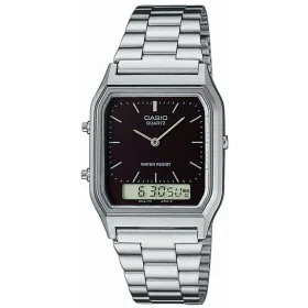 Reloj Unisex Casio Negro Plateado de Casio, Relojes de pulsera - Ref: S7213236, Precio: 72,52 €, Descuento: %