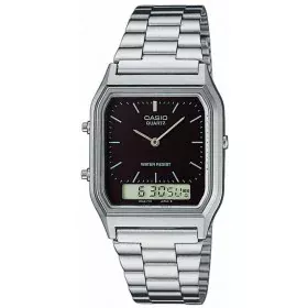 Reloj Unisex Casio Negro Plateado de Casio, Relojes de pulsera - Ref: S7213236, Precio: 72,52 €, Descuento: %