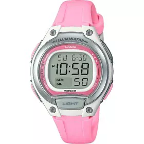 Montre Femme Casio ILLUMINATOR Rose (Ø 34 mm) de Casio, Montres bracelet - Réf : S7213269, Prix : 64,20 €, Remise : %