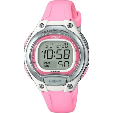 Relógio feminino Casio ILLUMINATOR Cor de Rosa (Ø 34 mm) de Casio, Relógios com braselete - Ref: S7213269, Preço: 64,20 €, De...