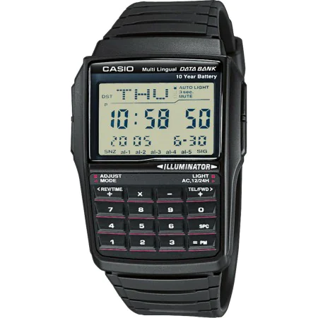 Reloj Hombre Casio DATABANK CALCULATOR (Ø 37 mm) de Casio, Relojes de pulsera - Ref: S7213319, Precio: 76,46 €, Descuento: %