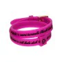 Damenarmreif il mezzometro I LOVE YOU GOLD - BRACCIALE IN SILICONE/SILICONE BRACELET von il mezzometro, Armbänder - Ref: S721...