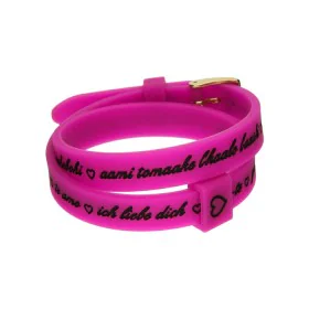 Bracciale Donna il mezzometro I LOVE YOU GOLD - BRACCIALE IN SILICONE/SILICONE BRACELET di il mezzometro, Bracciali - Rif: S7...