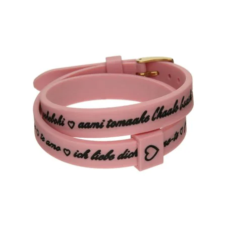 Bracciale Donna il mezzometro I LOVE YOU GOLD - BRACCIALE IN SILICONE/SILICONE BRACELET di il mezzometro, Bracciali - Rif: S7...