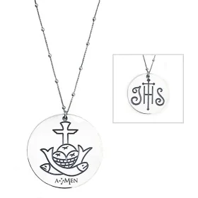 Collar Mujer Amen IHS - PANI&PESCI GRANDE 55MM de Amen, Collares - Ref: S7215135, Precio: 80,72 €, Descuento: %