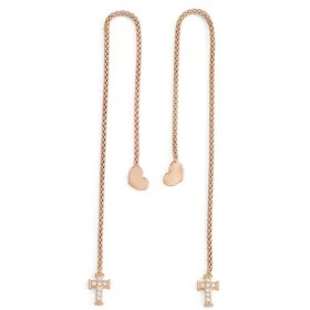 Boucles d´oreilles Femme Amen CUORE CROCE CRISTALLI ROSE GOLD de Amen, Boucles d'oreilles - Réf : S7215260, Prix : 45,21 €, R...