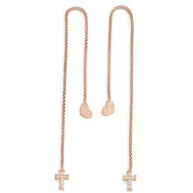 Brincos femininos Amen CUORE CROCE CRISTALLI ROSE GOLD de Amen, Pendentes - Ref: S7215260, Preço: 43,40 €, Desconto: %