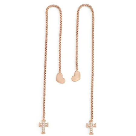 Orecchini Donna Amen CUORE CROCE CRISTALLI ROSE GOLD di Amen, Orecchini - Rif: S7215260, Prezzo: 43,40 €, Sconto: %