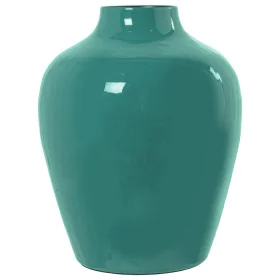 Vase Alexandra House Living Dark green Metal 21 x 21 x 26 cm by Alexandra House Living, Vases - Ref: D1622186, Price: 42,79 €...