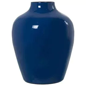 Vase Alexandra House Living Dark blue Metal 21 x 21 x 26 cm by Alexandra House Living, Vases - Ref: D1622187, Price: 46,73 €,...