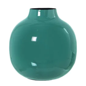 Vase Alexandra House Living Dark green Metal 21 x 21 x 21 cm by Alexandra House Living, Vases - Ref: D1622191, Price: 33,75 €...