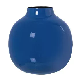 Vase Alexandra House Living Dark blue Metal 21 x 21 x 21 cm by Alexandra House Living, Vases - Ref: D1622192, Price: 36,86 €,...