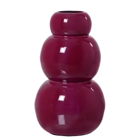 Vase Alexandra House Living Dark pink Metal 14 x 14 x 22 cm by Alexandra House Living, Vases - Ref: D1622197, Price: 25,64 €,...