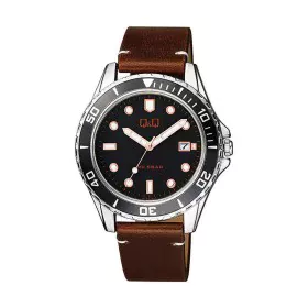 Montre Homme Q&Q A172J312Y Marron Noir (Ø 43 mm) de Q&Q, Montres bracelet - Réf : S7227613, Prix : 58,90 €, Remise : %