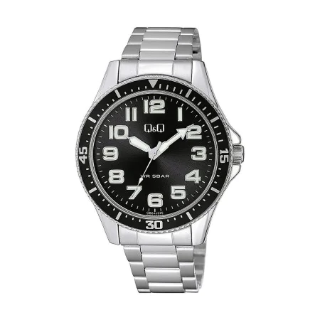 Relógio masculino Q&Q QB64J225Y Preto (Ø 45 mm) de Q&Q, Relógios com braselete - Ref: S7227683, Preço: 58,90 €, Desconto: %