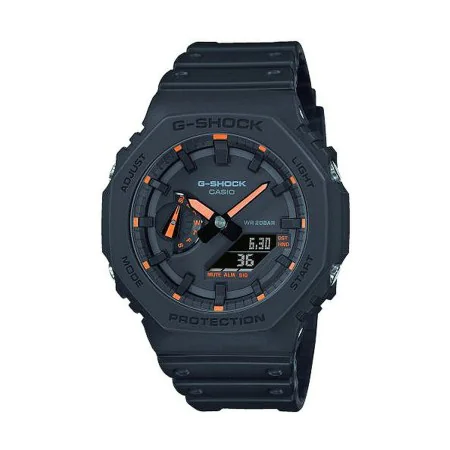 Herrenuhr Casio G-Shock OAK - NEON ORANGE INDEX Schwarz (Ø 45 mm) von Casio G-Shock, Armbanduhren - Ref: S7228068, Preis: 117...