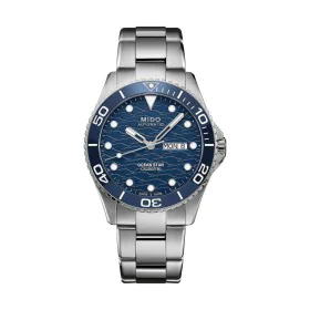 Relógio masculino Mido M042-430-11-041-00 Azul (Ø 42,5 mm) de Mido, Relógios com braselete - Ref: S7228092, Preço: 1,00 €, De...