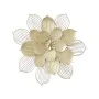 Decoração de Parede Alexandra House Living Dourado Metal Flor 49,5 x 45 x 4 cm de Alexandra House Living, Esculturas - Ref: D...